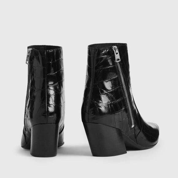 All Saints Leather Booties - Picture 4 of 8